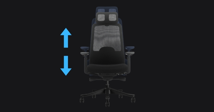 Płynna regulacja wysokości siedziska